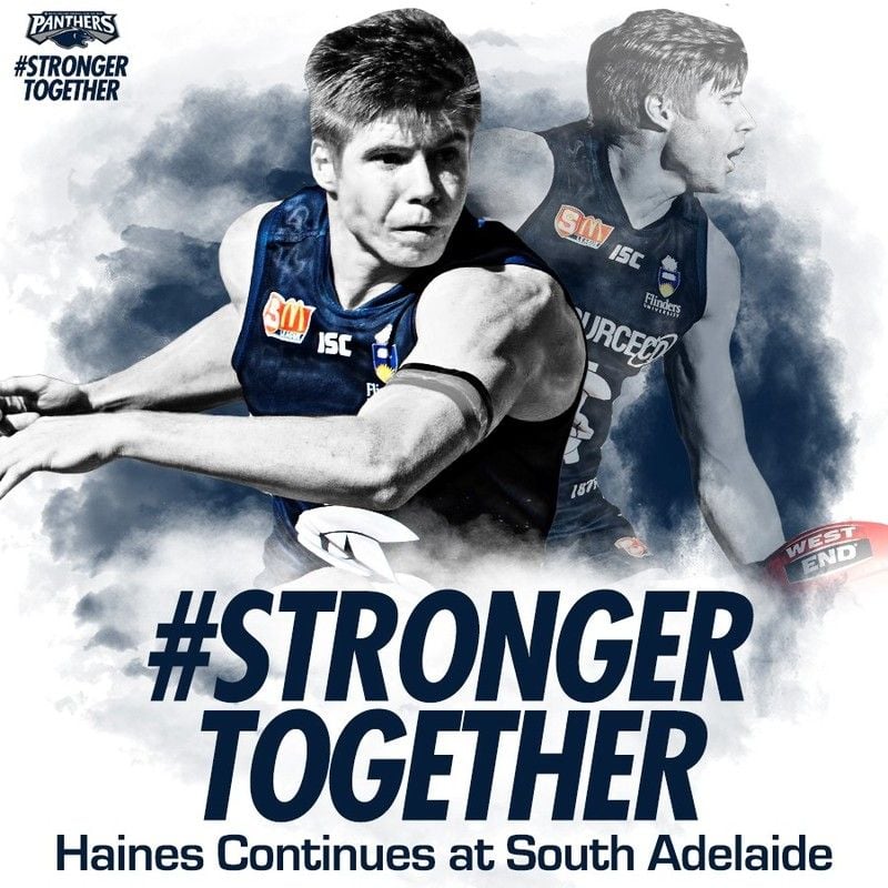 Joseph Haines Continues Family Legacy at South Adelaide Joseph Haines Continues Family Legacy at South Adelaide